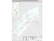 Mifflin County, PA <br /> Wall Map <br /> Premium Style 2024 Map
