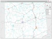 Tioga County, PA <br /> Wall Map <br /> Premium Style 2024 Map