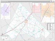 Dillon County, SC <br /> Wall Map <br /> Premium Style 2024 Map