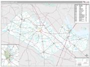 Orangeburg County, SC <br /> Wall Map <br /> Premium Style 2024 Map