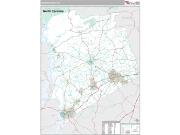 Pickens County, SC <br /> Wall Map <br /> Premium Style 2024 Map