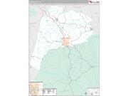 Union County, SC <br /> Wall Map <br /> Premium Style 2024 Map