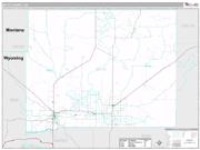Butte County, SD <br /> Wall Map <br /> Premium Style 2024 Map
