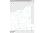 Haakon County, SD <br /> Wall Map <br /> Premium Style 2024 Map