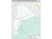Cocke County, TN <br /> Wall Map <br /> Premium Style 2024 Map