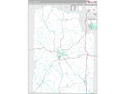 Giles County, TN <br /> Wall Map <br /> Premium Style 2024 Map