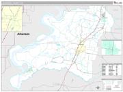 Lauderdale County, TN <br /> Wall Map <br /> Premium Style 2024 Map