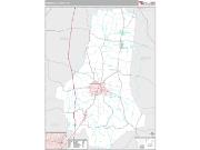 Marshall County, TN <br /> Wall Map <br /> Premium Style 2024 Map