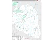 Overton County, TN <br /> Wall Map <br /> Premium Style 2024 Map