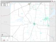 Archer County, TX <br /> Wall Map <br /> Premium Style 2024 Map
