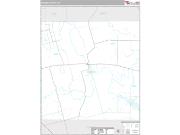 Borden County, TX <br /> Wall Map <br /> Premium Style 2024 Map