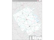 Bosque County, TX <br /> Wall Map <br /> Premium Style 2024 Map