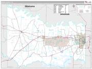 Bowie County, TX <br /> Wall Map <br /> Premium Style 2024 Map