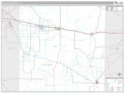 Callahan County, TX <br /> Wall Map <br /> Premium Style 2024 Map