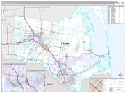 Cameron County, TX <br /> Wall Map <br /> Premium Style 2024 Map