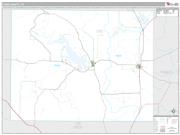 Coke County, TX <br /> Wall Map <br /> Premium Style 2024 Map