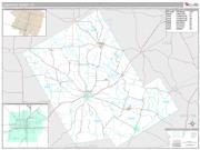 Comanche County, TX <br /> Wall Map <br /> Premium Style 2024 Map