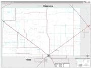 Dallam County, TX <br /> Wall Map <br /> Premium Style 2024 Map
