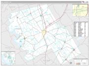 Hill County, TX <br /> Wall Map <br /> Premium Style 2024 Map