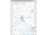 Hunt County, TX <br /> Wall Map <br /> Premium Style 2024 Map