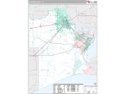 Jefferson County, TX <br /> Wall Map <br /> Premium Style 2024 Map