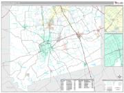Johnson County, TX <br /> Wall Map <br /> Premium Style 2024 Map