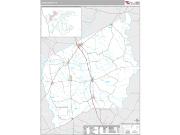 Leon County, TX <br /> Wall Map <br /> Premium Style 2024 Map