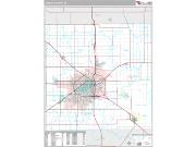 Lubbock County, TX <br /> Wall Map <br /> Premium Style 2024 Map