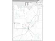 McCulloch County, TX <br /> Wall Map <br /> Premium Style 2024 Map