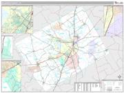 McLennan County, TX <br /> Wall Map <br /> Premium Style 2024 Map