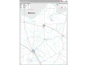 Montague County, TX <br /> Wall Map <br /> Premium Style 2024 Map