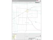 Ochiltree County, TX <br /> Wall Map <br /> Premium Style 2024 Map