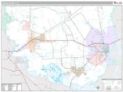 Orange County, TX <br /> Wall Map <br /> Premium Style 2024 Map