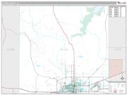 Potter County, TX <br /> Wall Map <br /> Premium Style 2024 Map