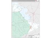 San Jacinto County, TX <br /> Wall Map <br /> Premium Style 2024 Map