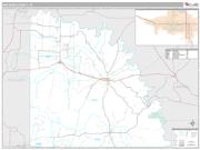 San Saba County, TX <br /> Wall Map <br /> Premium Style 2024 Map