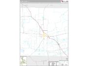 Scurry County, TX <br /> Wall Map <br /> Premium Style 2024 Map