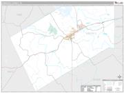 Somervell County, TX <br /> Wall Map <br /> Premium Style 2024 Map