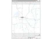 Stephens County, TX <br /> Wall Map <br /> Premium Style 2024 Map