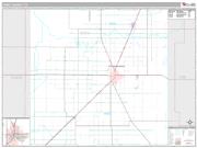Terry County, TX <br /> Wall Map <br /> Premium Style 2024 Map