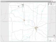 Young County, TX <br /> Wall Map <br /> Premium Style 2024 Map