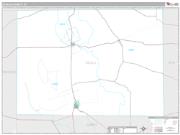 Zavala County, TX <br /> Wall Map <br /> Premium Style 2024 Map