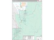 Cache County, UT <br /> Wall Map <br /> Premium Style 2024 Map