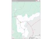 Morgan County, UT <br /> Wall Map <br /> Premium Style 2024 Map