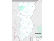 Essex County, VT <br /> Wall Map <br /> Premium Style 2024 Map