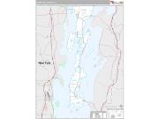 Grand Isle County, VT <br /> Wall Map <br /> Premium Style 2024 Map
