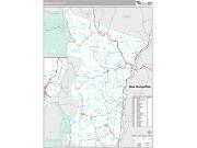 Windsor County, VT <br /> Wall Map <br /> Premium Style 2024 Map
