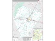 Albemarle County, VA <br /> Wall Map <br /> Premium Style 2024 Map