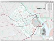 Arlington County, VA <br /> Wall Map <br /> Premium Style 2024 Map