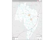 Charlotte County, VA <br /> Wall Map <br /> Premium Style 2024 Map
